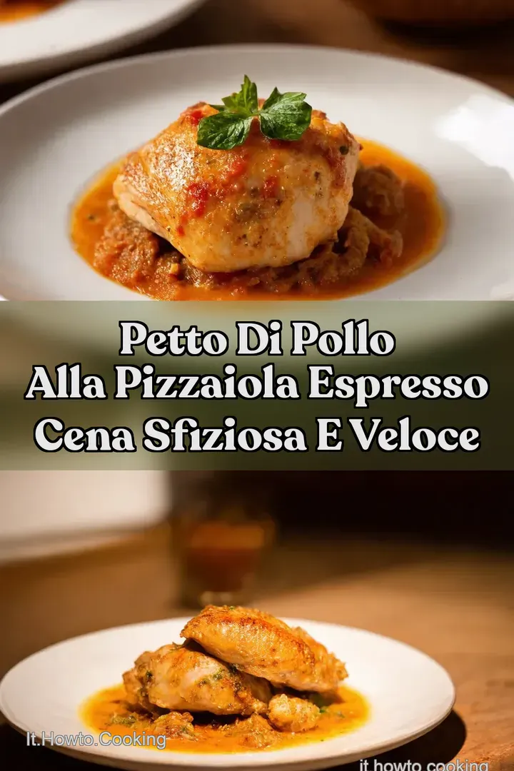 Petto di Pollo alla Pizzaiola Espresso Cena Sfiziosa e Veloce