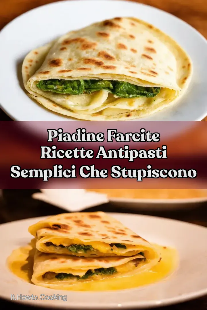 Piadine Farcite Ricette Antipasti Semplici che Stupiscono