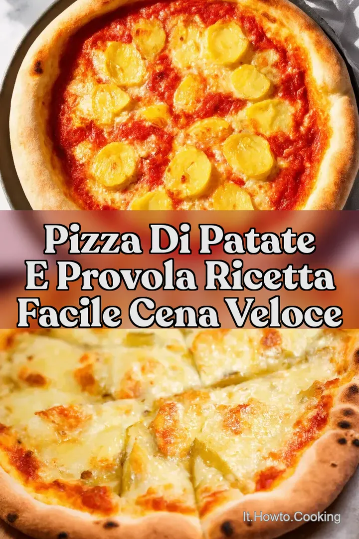Pizza di Patate e Provola Ricetta Facile Cena Veloce