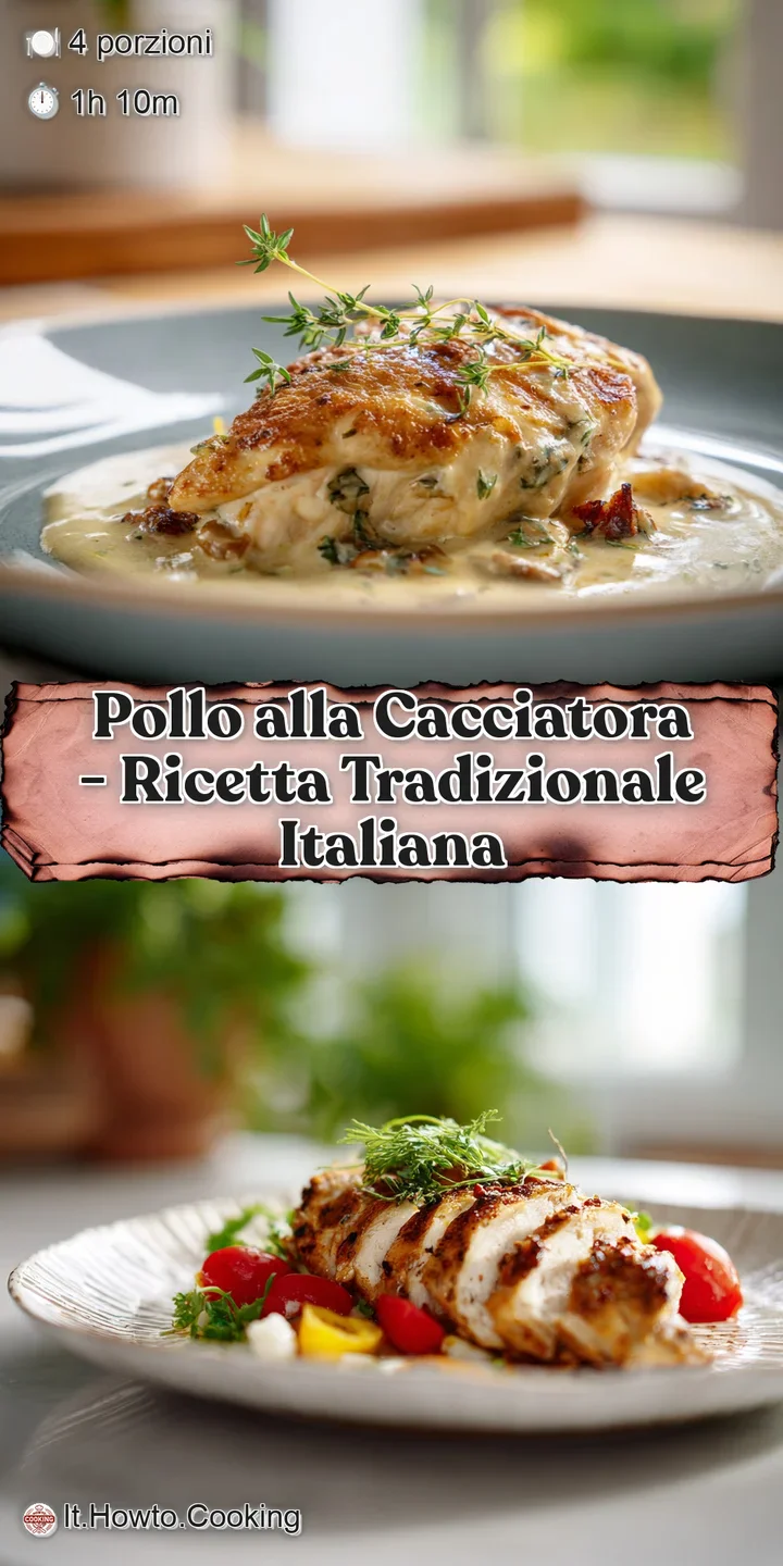 Juicy chicken thigh glistening in a vibrant, chunky tomato sauce, dotted with green olives and tender mushrooms.