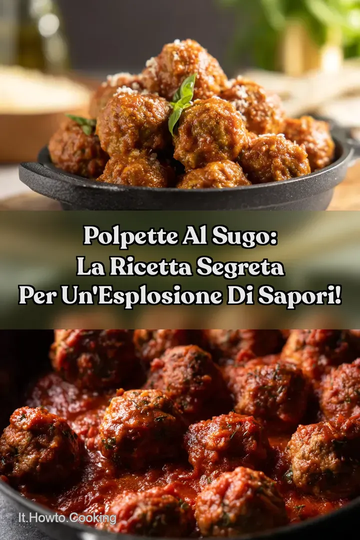 Polpette al Sugo: La Ricetta Segreta per un Esplosione di Sapori!