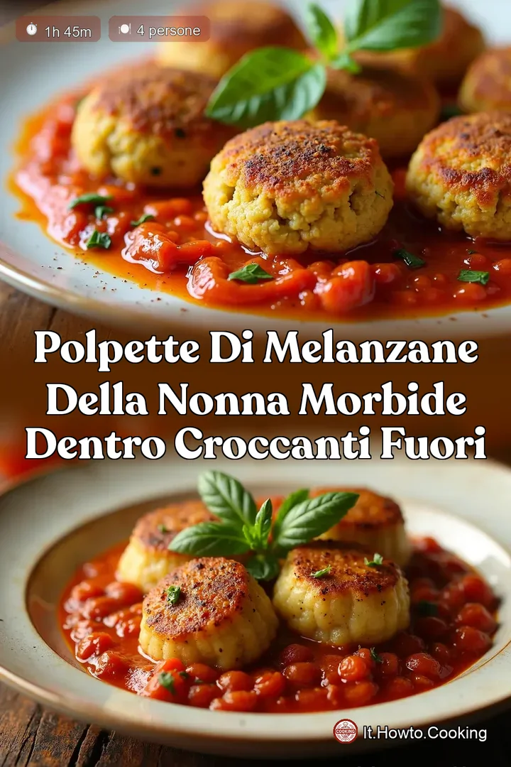 Polpette di Melanzane della Nonna Morbide Dentro Croccanti Fuori