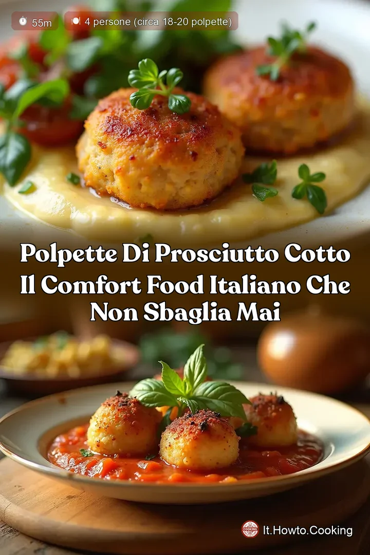 Polpette di Prosciutto Cotto Il Comfort Food Italiano che Non Sbaglia Mai