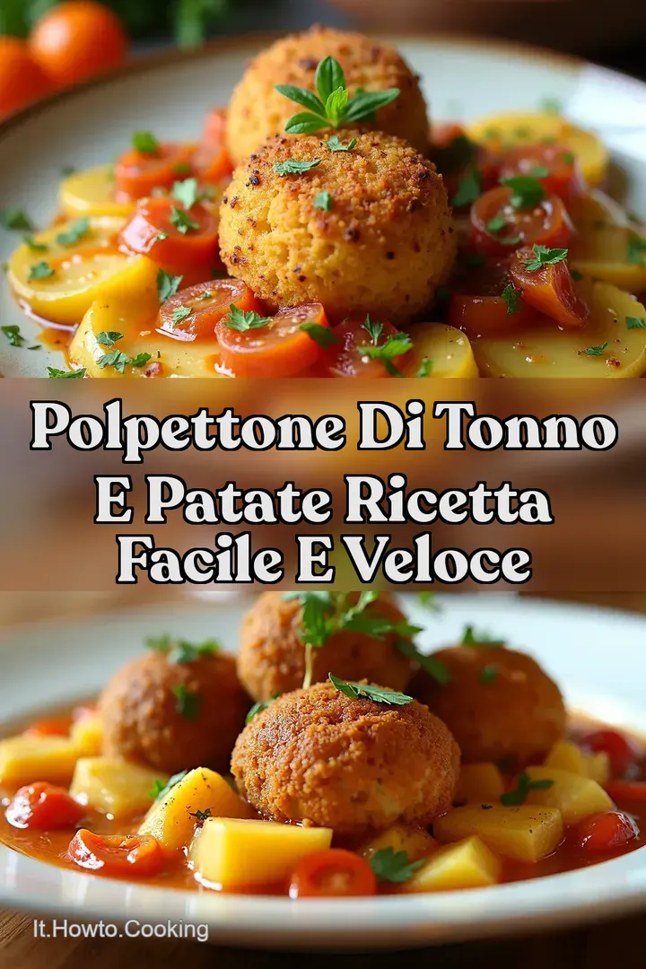 Polpettone di Tonno e Patate Ricetta Facile e Veloce