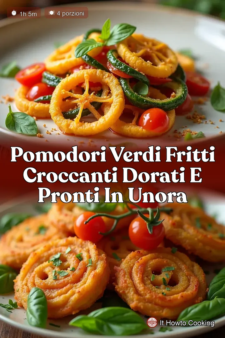 Pomodori Verdi Fritti Croccanti Dorati e Pronti in UnOra