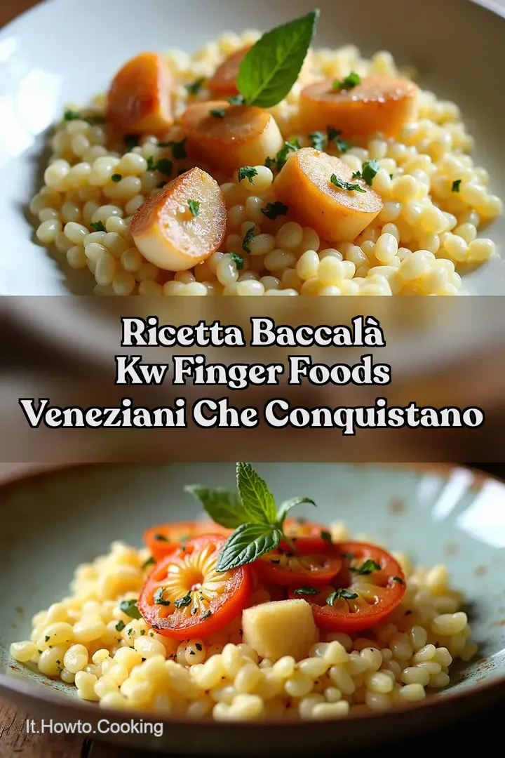 Ricetta Baccal&agrave; kw Finger Foods Veneziani che Conquistano