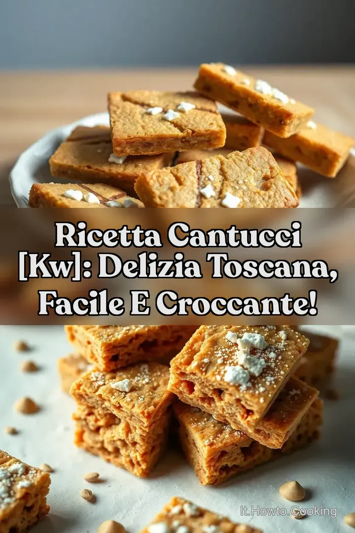 Ricetta Cantucci [kw]: Delizia Toscana Facile e Croccante!