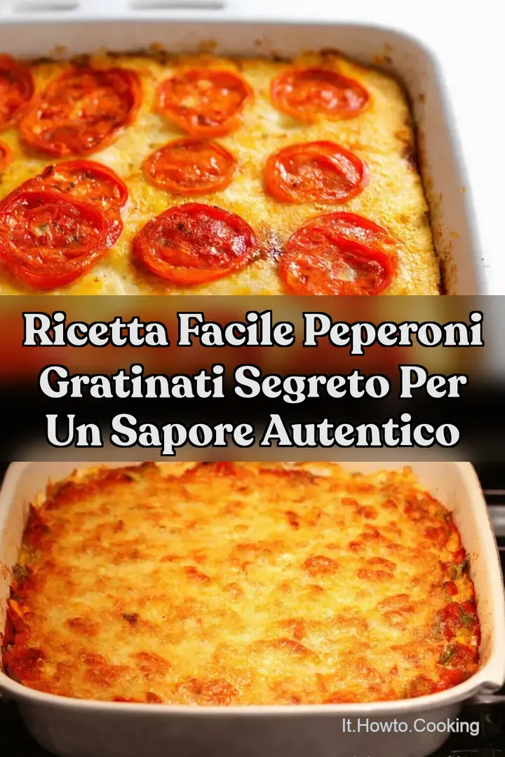 Ricetta Facile Peperoni Gratinati Segreto per un Sapore Autentico