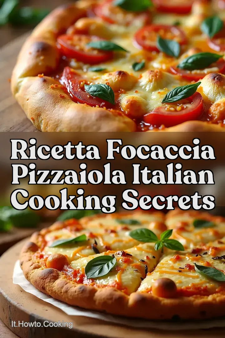 Ricetta Focaccia Pizzaiola Italian Cooking Secrets