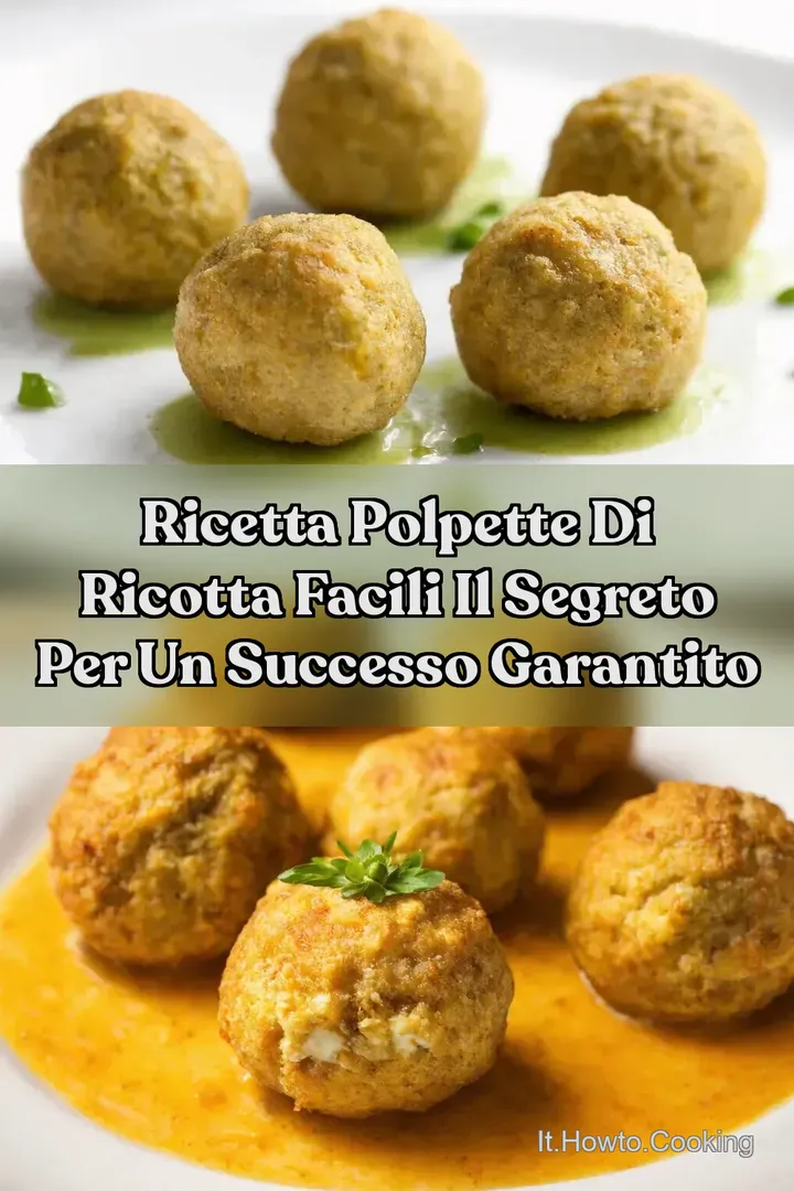 Ricetta Polpette di Ricotta Facili Il Segreto per un Successo Garantito