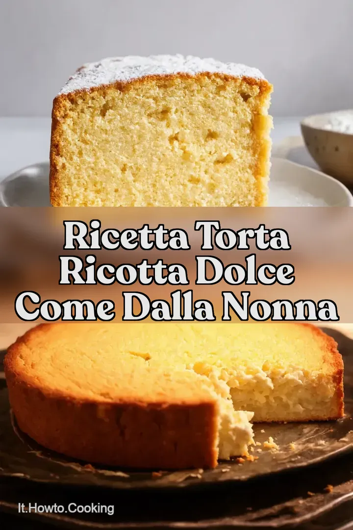 Ricetta Torta Ricotta Dolce Come dalla Nonna