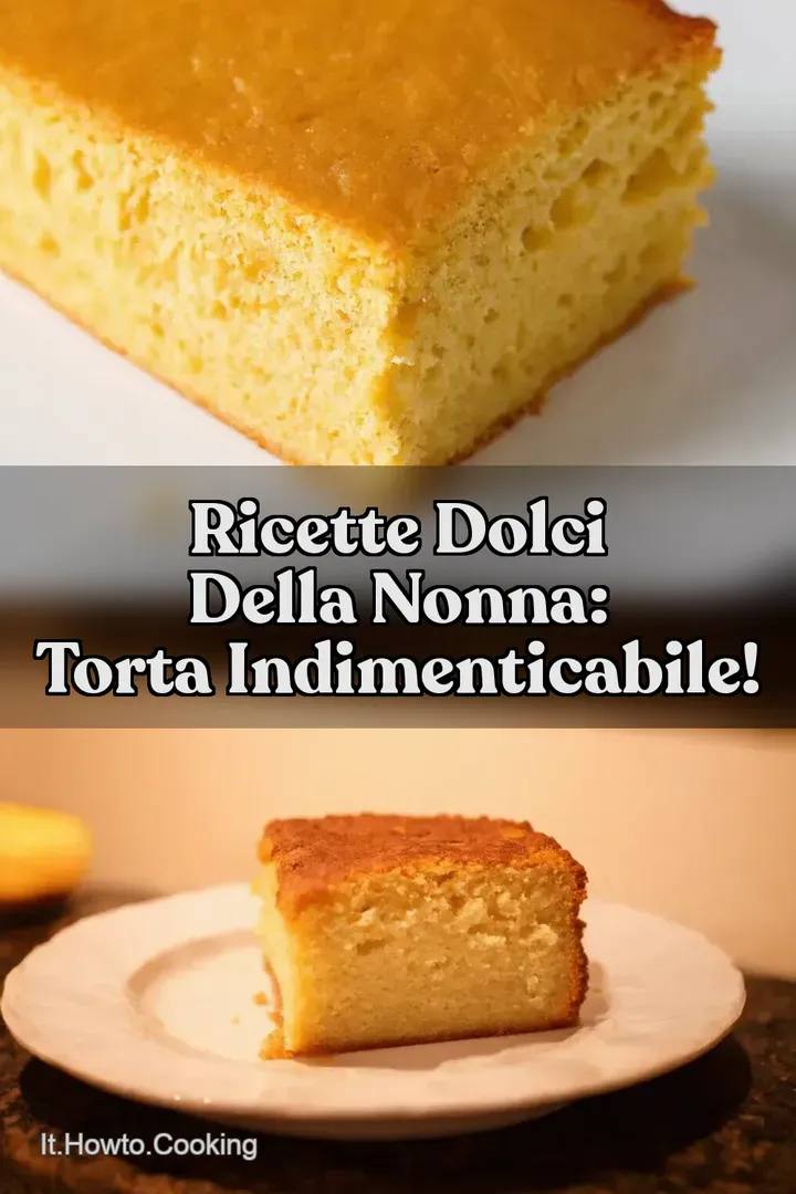 Ricette Dolci della Nonna: Torta Indimenticabile!