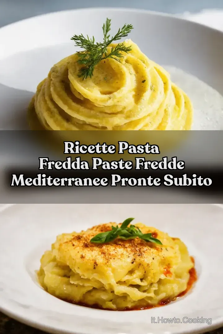 Ricette Pasta Fredda Paste Fredde Mediterranee Pronte Subito