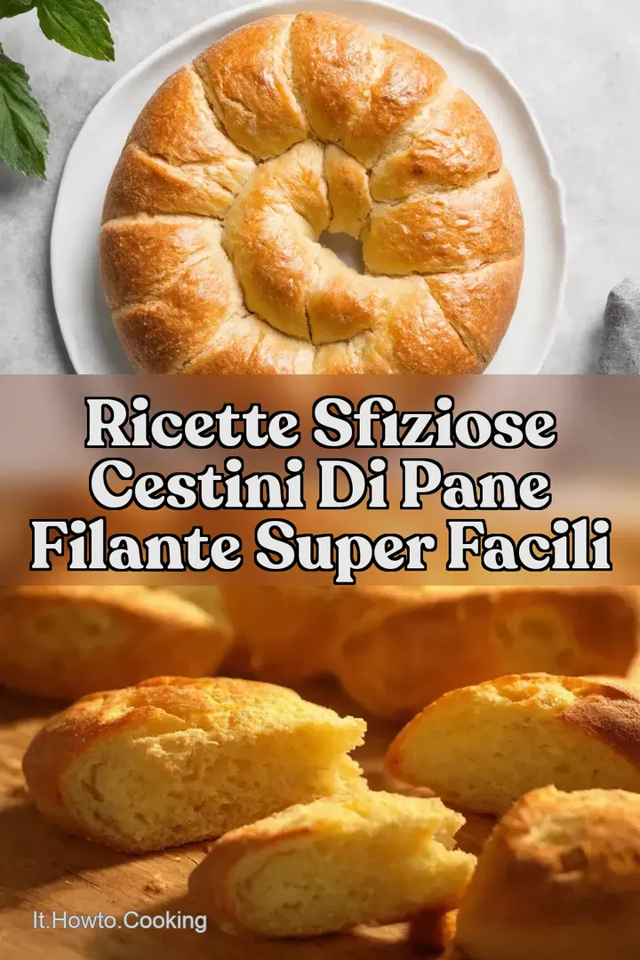 Ricette Sfiziose Cestini di Pane Filante Super Facili
