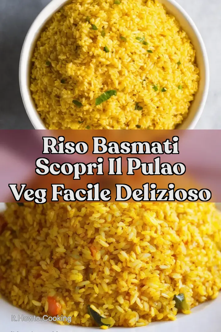 Riso Basmati Scopri il Pulao Veg Facile Delizioso