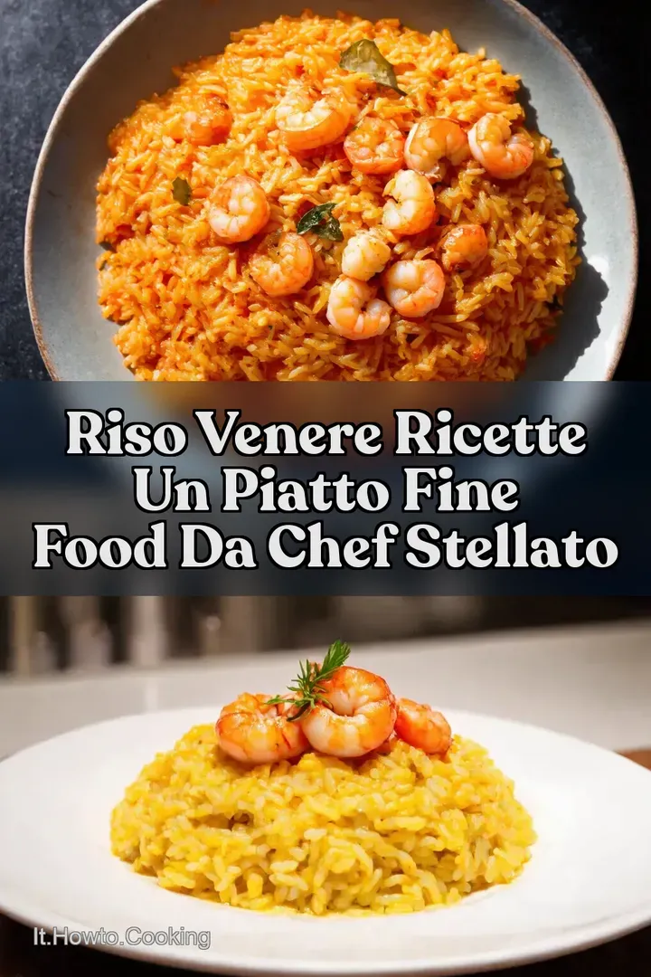 Riso Venere Ricette Un Piatto Fine Food da Chef Stellato