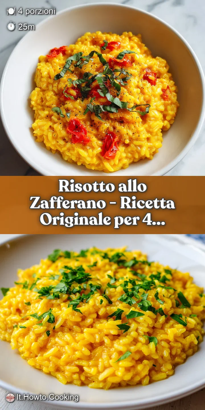 Close-up of a spoonful of creamy saffron risotto, showing its glossy texture and rich golden hue.