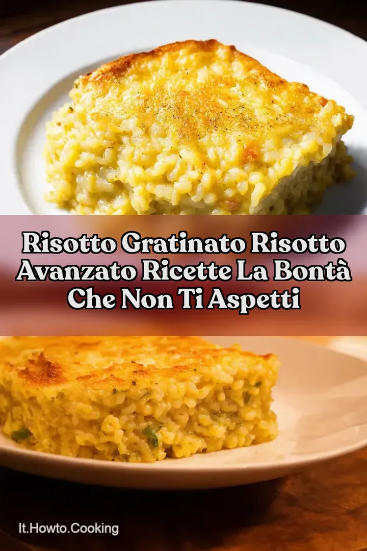 Risotto Gratinato Risotto avanzato ricette La Bont&agrave; che Non Ti Aspetti