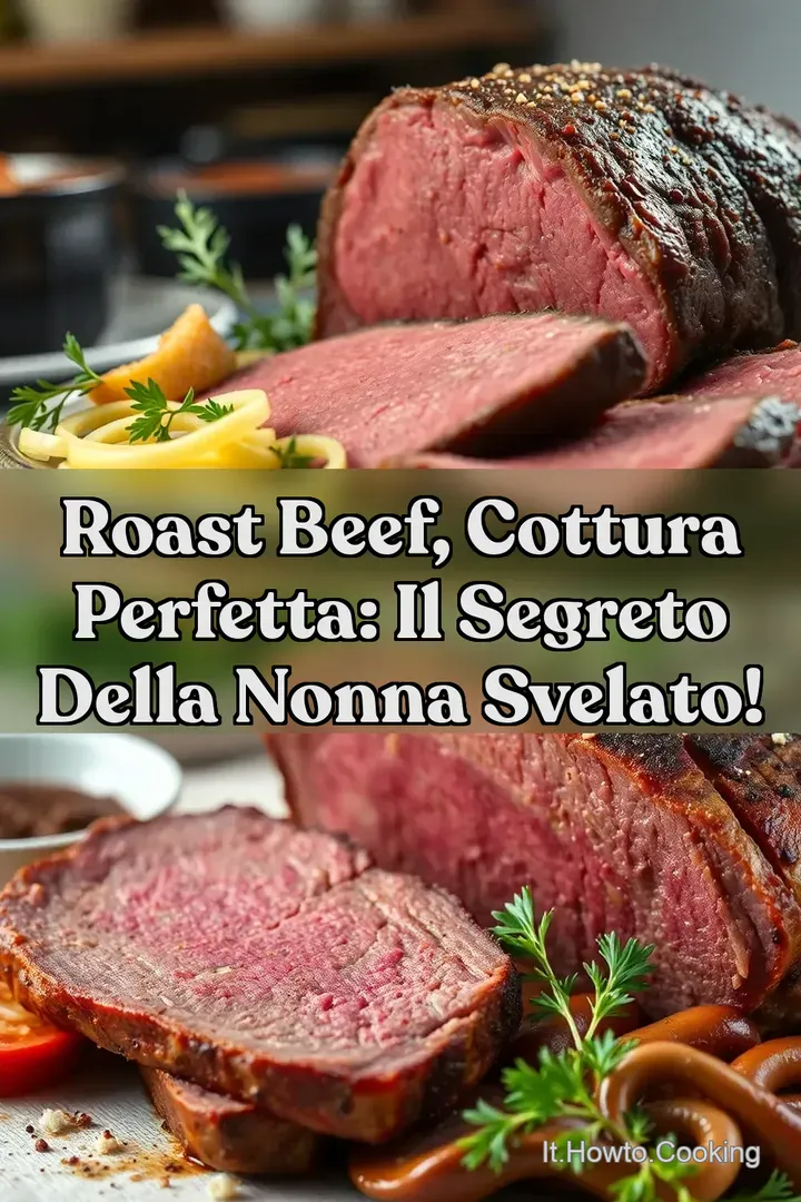 Roast Beef Cottura Perfetta: Il Segreto della Nonna Svelato!