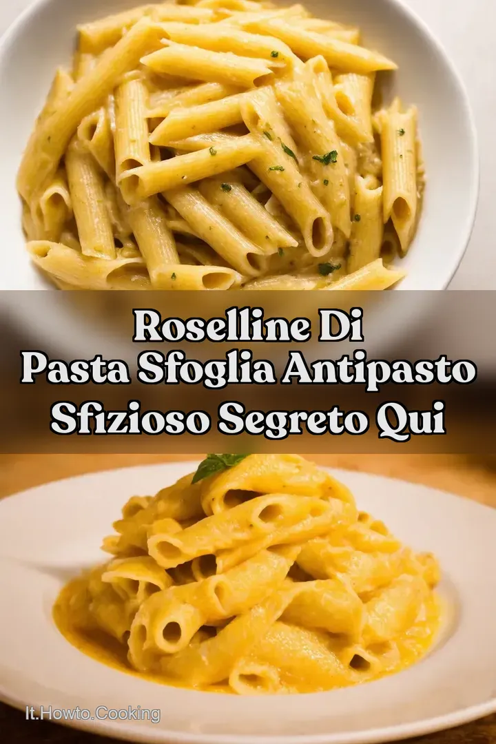 Roselline di pasta sfoglia Antipasto sfizioso Segreto qui