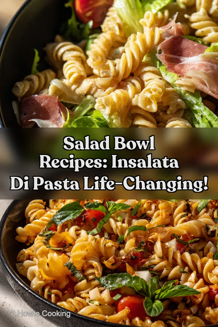Salad Bowl Recipes: Insalata di Pasta Life-Changing!
