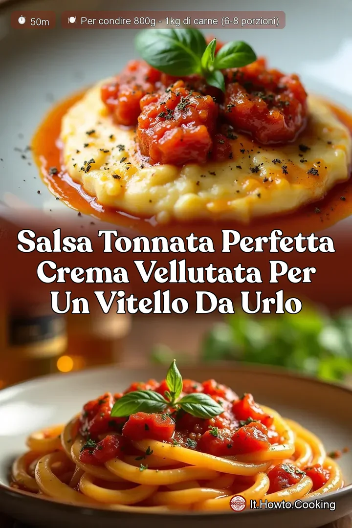 Salsa Tonnata Perfetta Crema Vellutata per un Vitello da Urlo