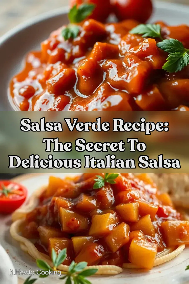 Salsa Verde Recipe: The Secret to Delicious Italian Salsa