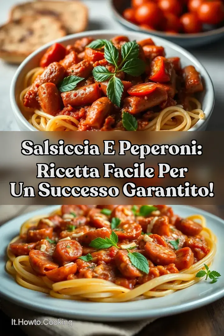Salsiccia e Peperoni: Ricetta Facile per un Successo Garantito!