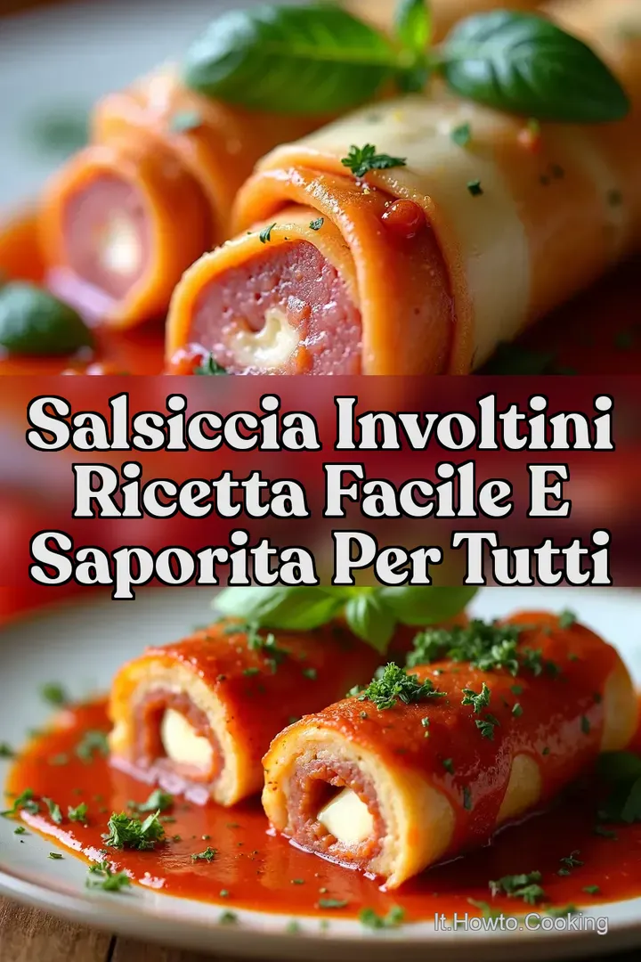 Salsiccia Involtini Ricetta Facile e Saporita per Tutti