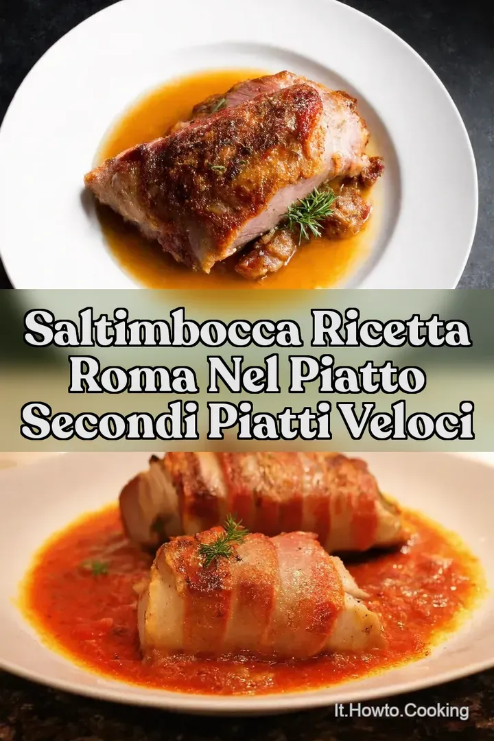 Saltimbocca Ricetta Roma nel Piatto Secondi Piatti Veloci