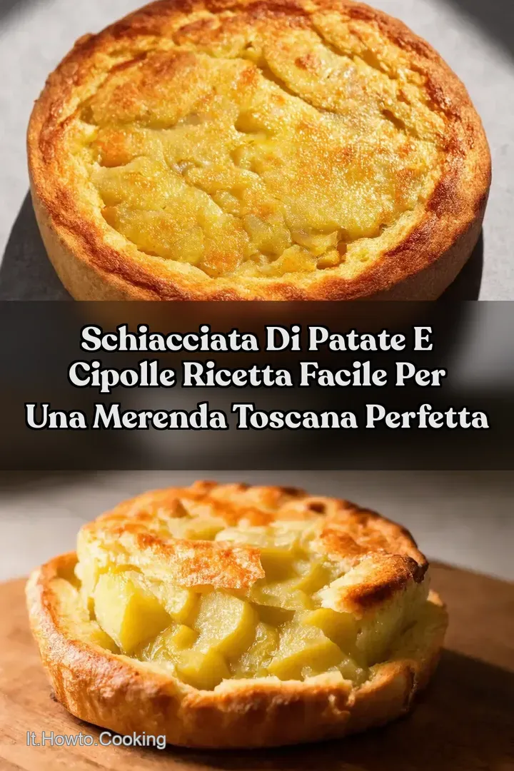 Schiacciata di patate e cipolle ricetta facile per una merenda toscana perfetta