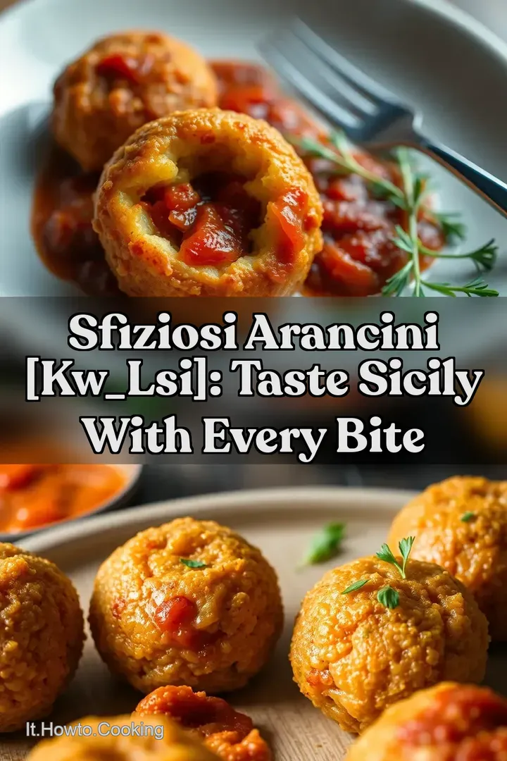 Sfiziosi Arancini [kw_lsi]: Taste Sicily with Every Bite