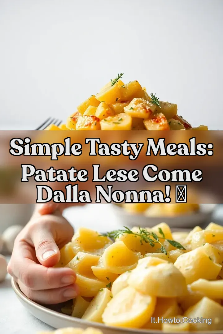 Simple Tasty Meals: Patate Lese come dalla Nonna! ✨