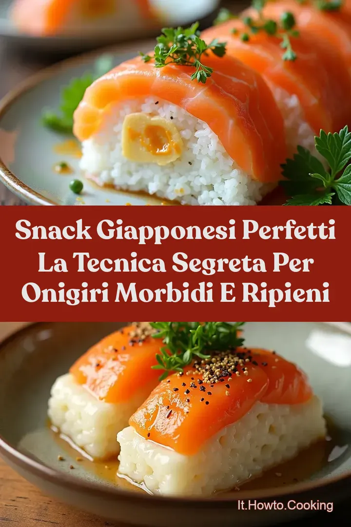 Snack Giapponesi Perfetti La Tecnica Segreta per Onigiri Morbidi e Ripieni