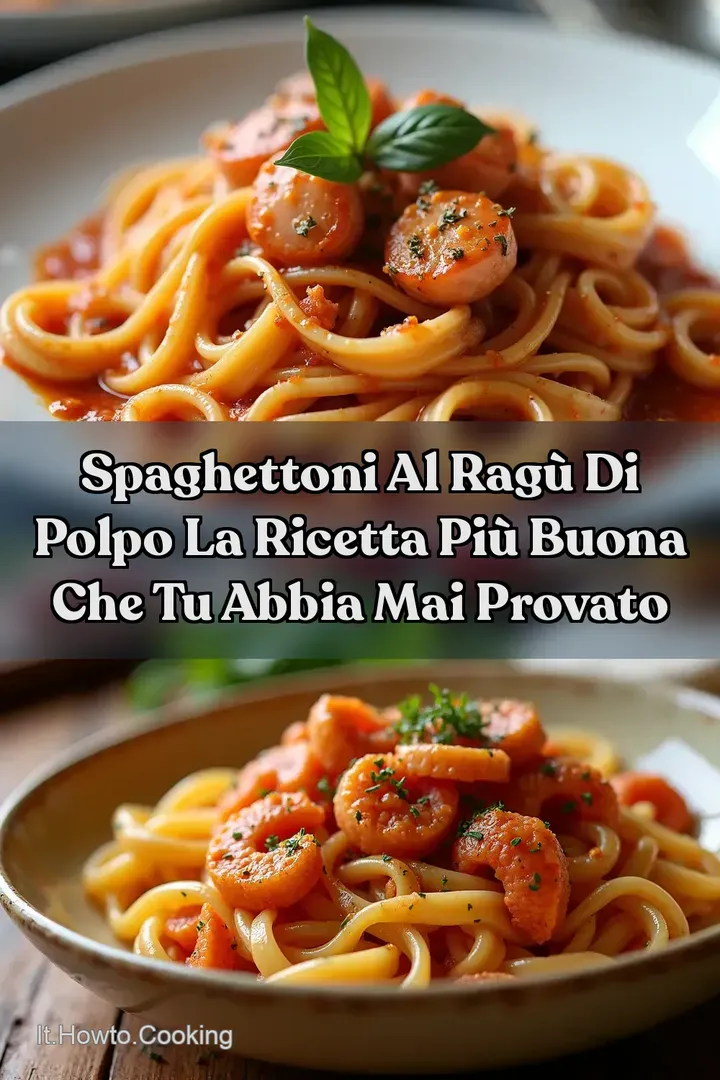 Spaghettoni al Rag&ugrave; di Polpo La ricetta pi&ugrave; buona che tu abbia mai provato