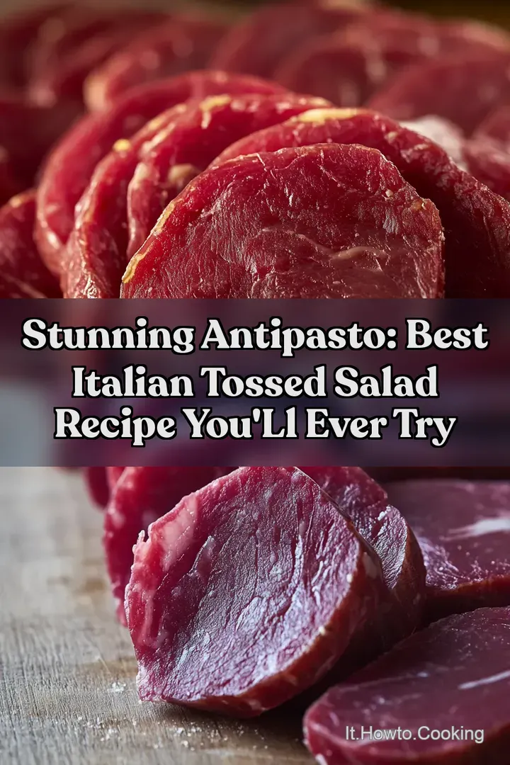 Stunning Antipasto: Best Italian Tossed Salad Recipe You ll Ever Try