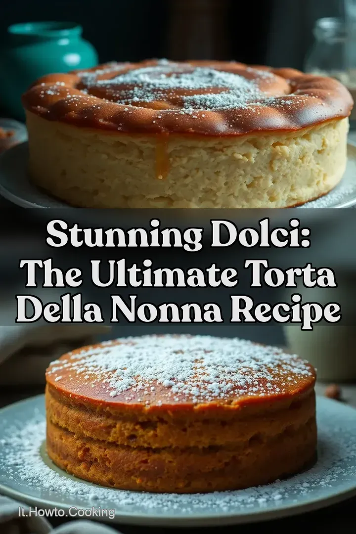 Stunning Dolci: The Ultimate Torta della Nonna Recipe