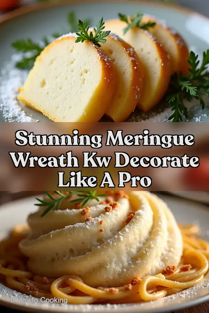 Stunning Meringue Wreath kw Decorate Like a Pro