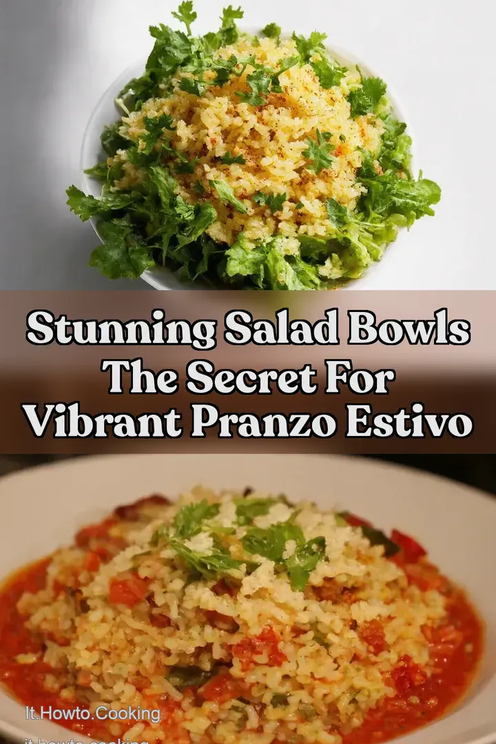 Stunning Salad Bowls The Secret for Vibrant Pranzo Estivo
