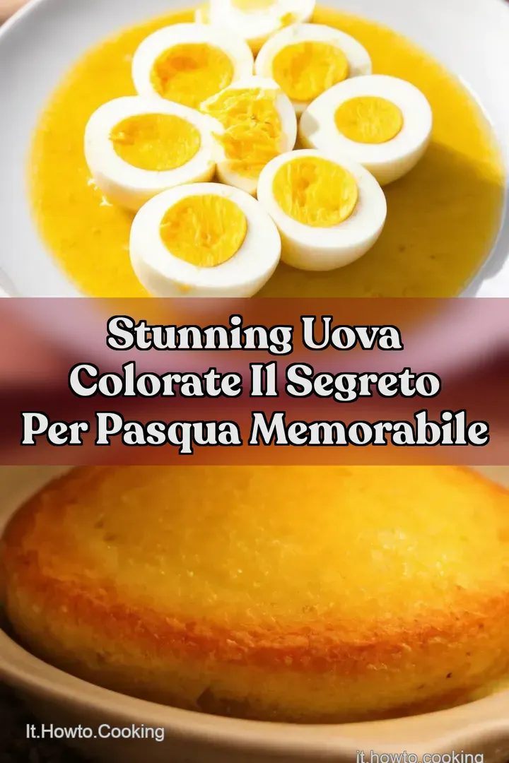 Stunning Uova colorate il segreto per Pasqua memorabile