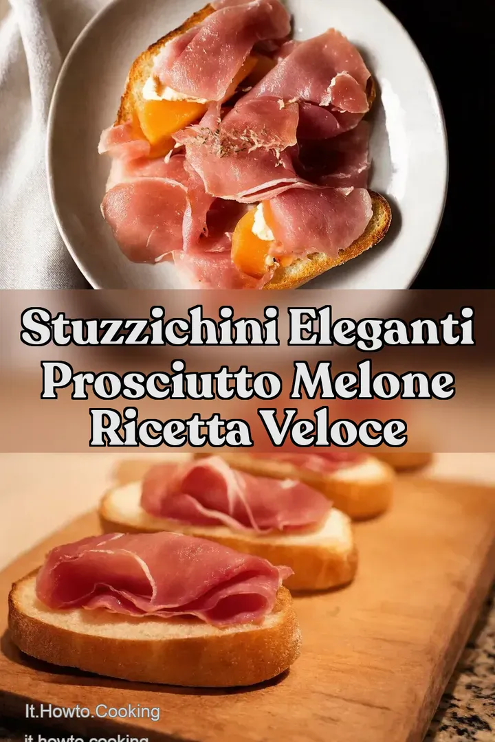 Stuzzichini Eleganti Prosciutto Melone Ricetta Veloce