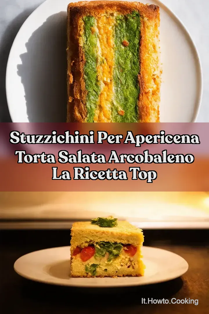 Stuzzichini per Apericena Torta Salata Arcobaleno la Ricetta Top