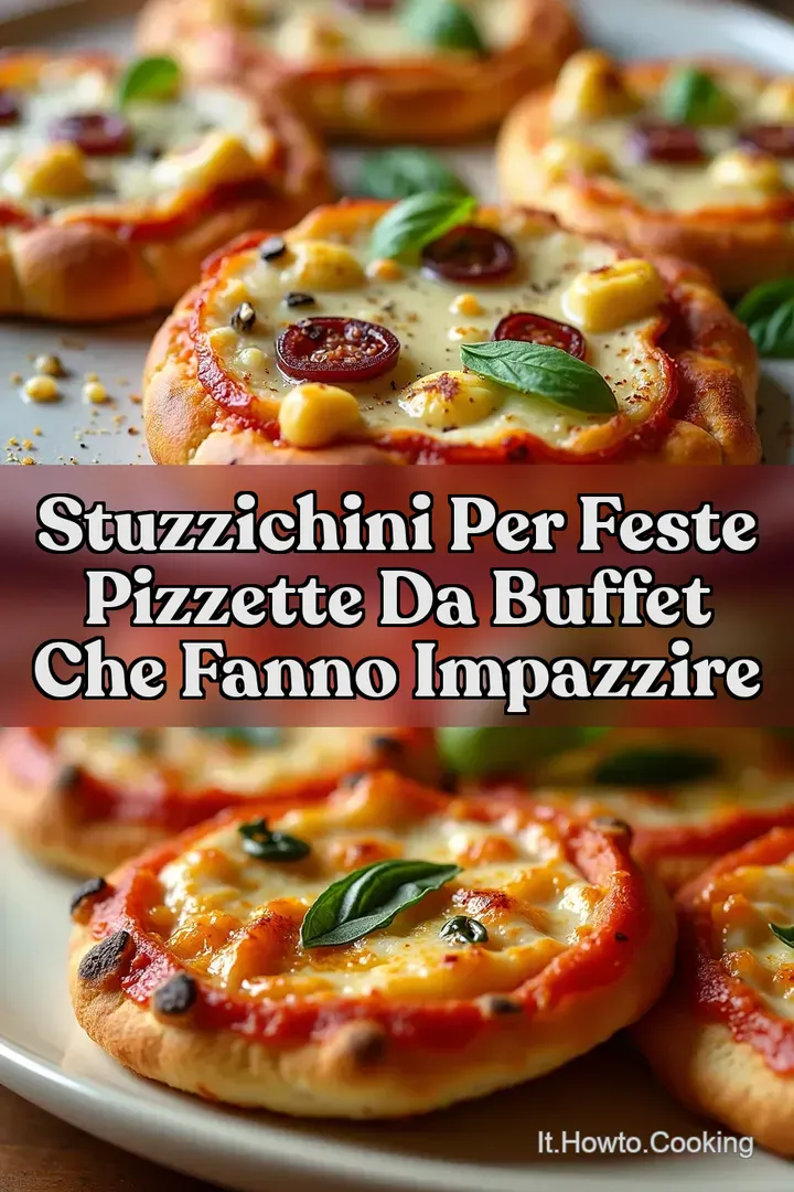 Stuzzichini Per Feste Pizzette da Buffet Che Fanno Impazzire