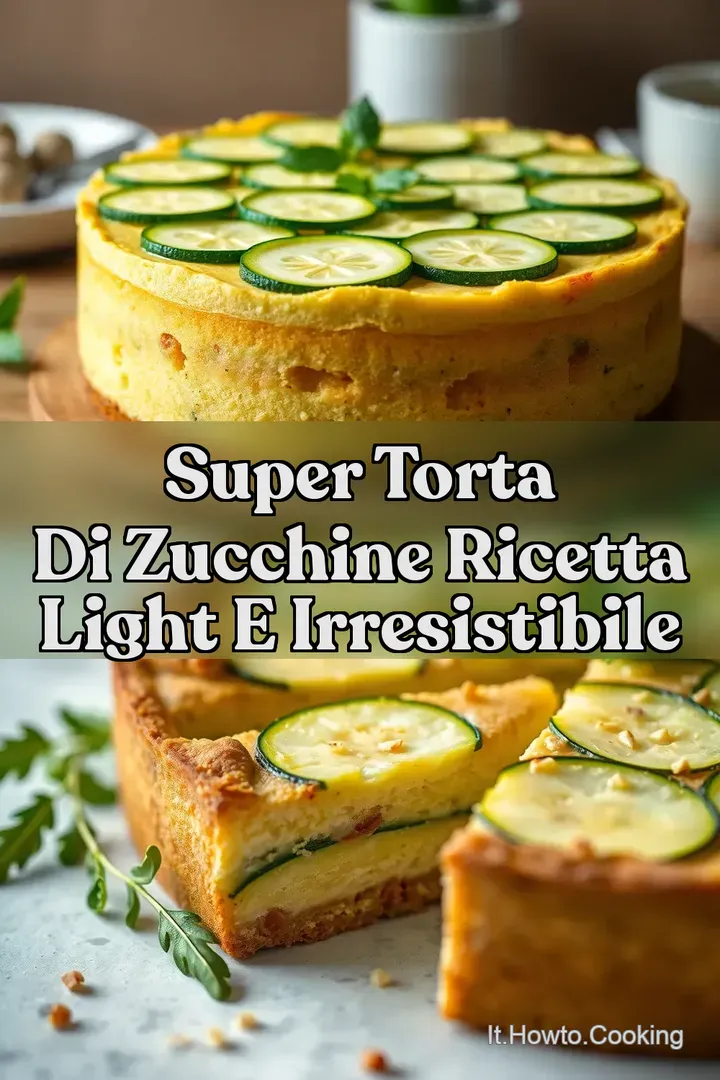 Super Torta di Zucchine Ricetta Light e Irresistibile