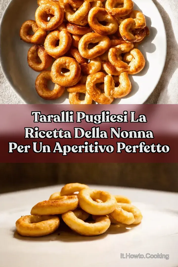 Taralli Pugliesi La Ricetta della Nonna per un Aperitivo Perfetto