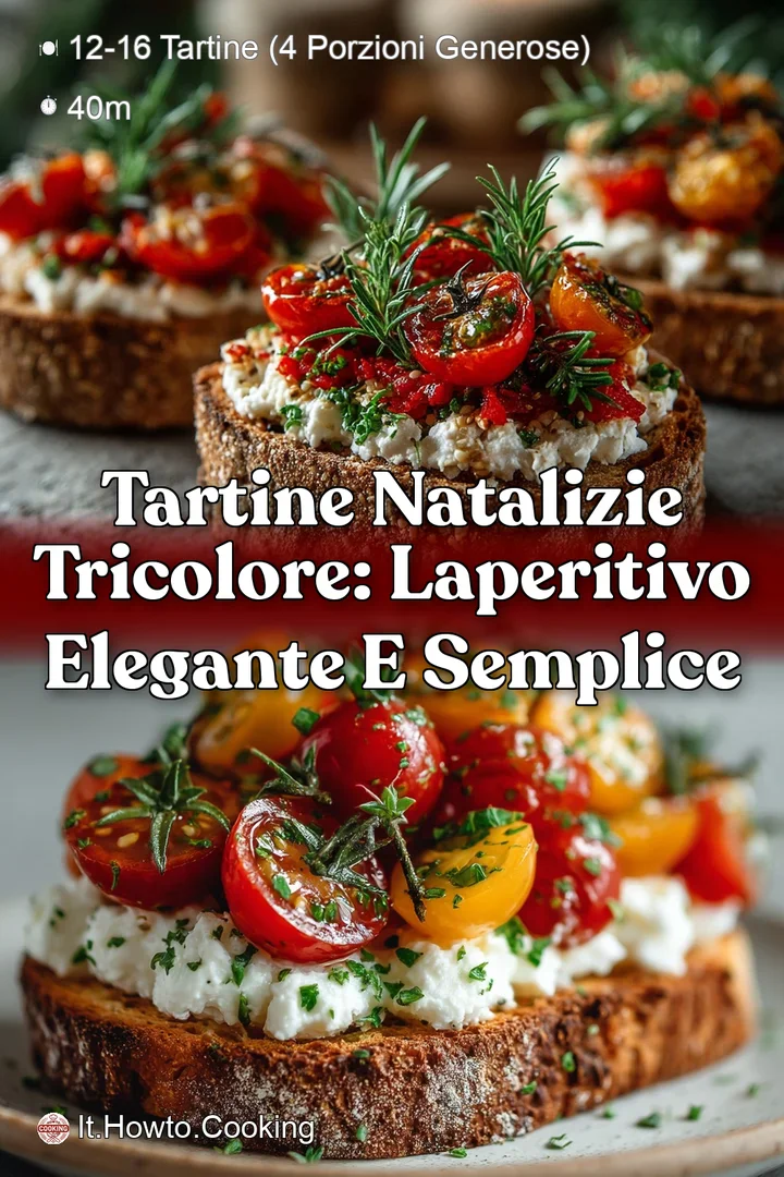 Tartine Natalizie Tricolore: LAperitivo Elegante e Semplice