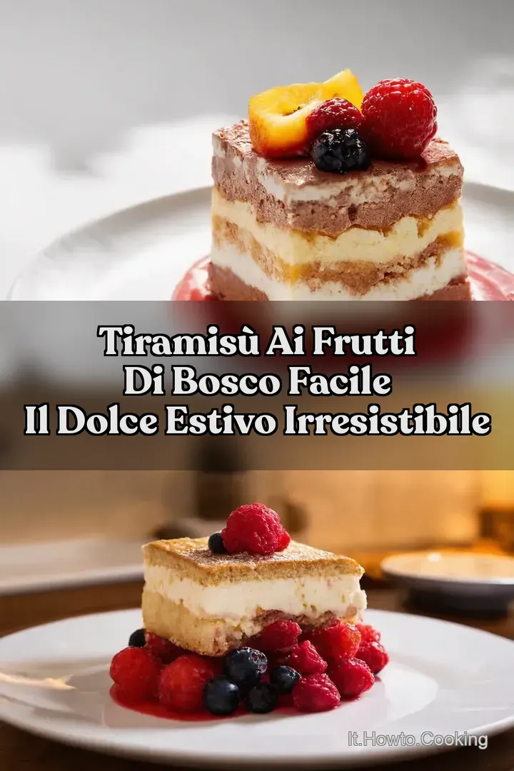 TIRAMIS&Ugrave; ai FRUTTI di BOSCO Facile Il Dolce Estivo Irresistibile