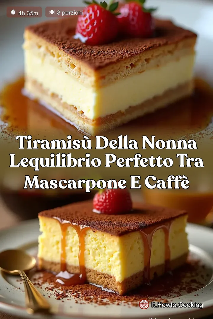 Tiramis&ugrave; della Nonna LEquilibrio Perfetto tra Mascarpone e Caff&egrave;