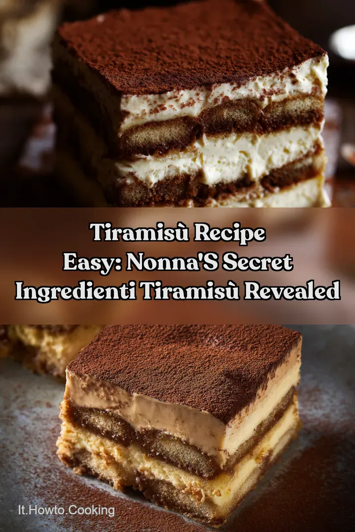 Tiramis&ugrave; Recipe Easy: Nonna s Secret ingredienti tiramis&ugrave; Revealed