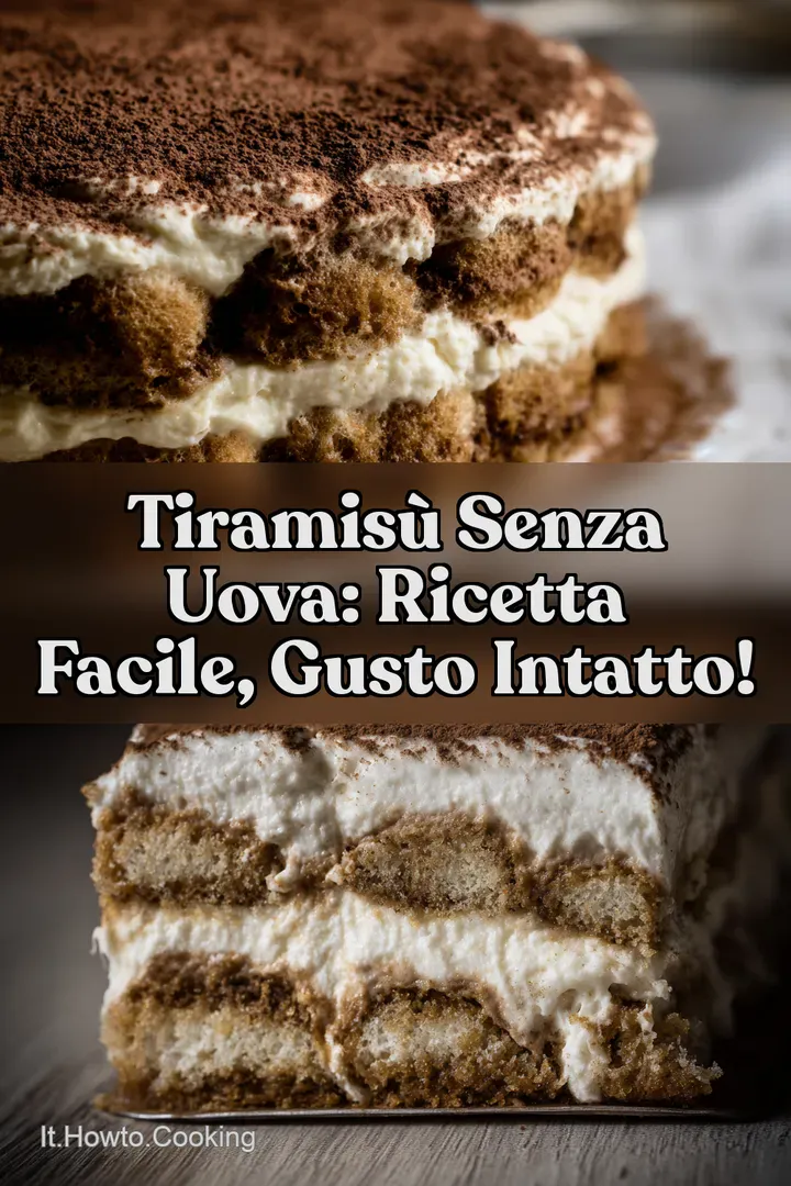 Tiramis&ugrave; Senza Uova: Ricetta Facile Gusto Intatto!